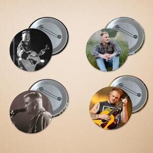 Zach Bryan 1.5 inch Pinback Button 4 Pack Country Music Artist Stocking Stuffer